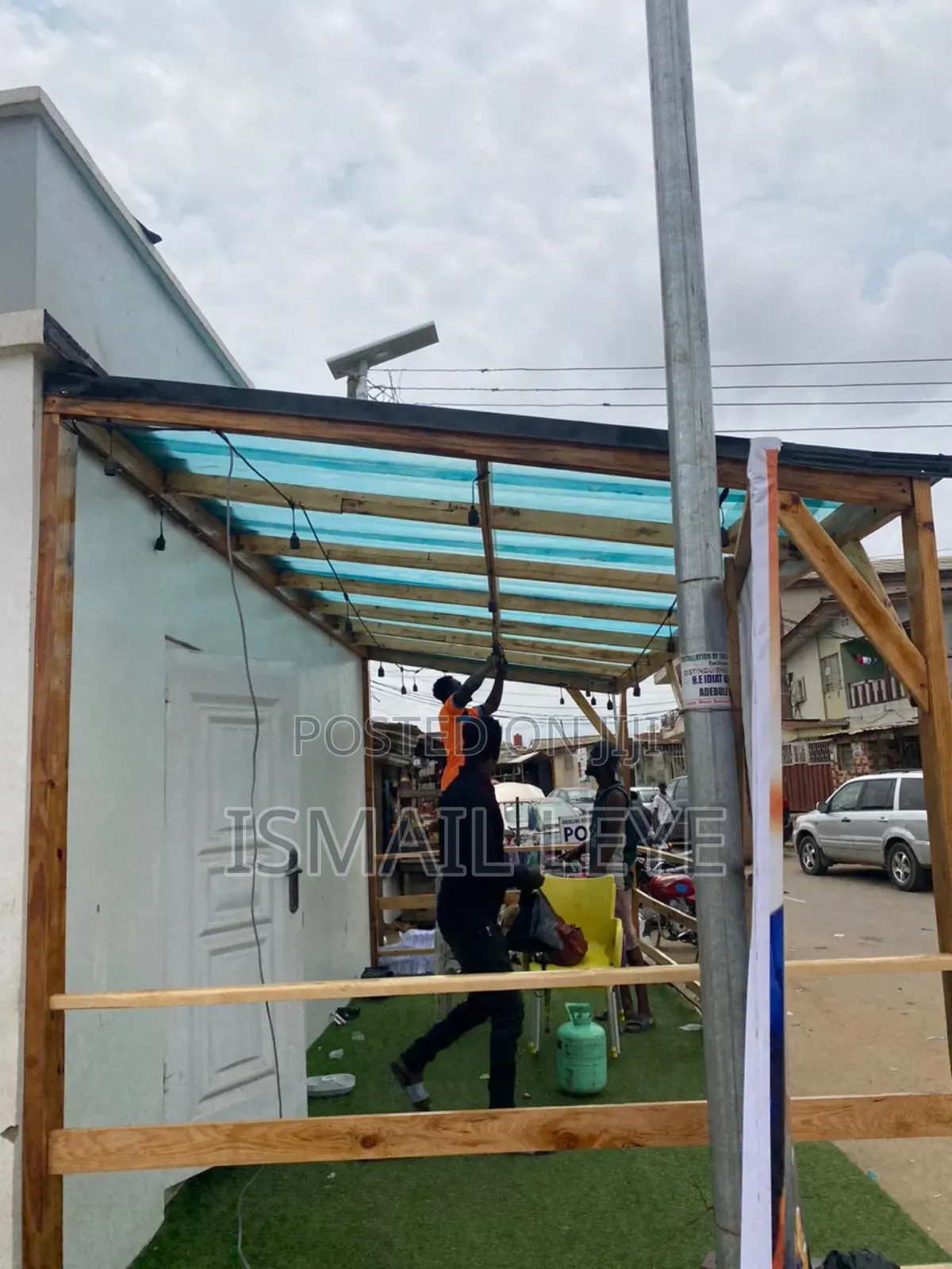 Transparent Fibre Sheets for Courtyards