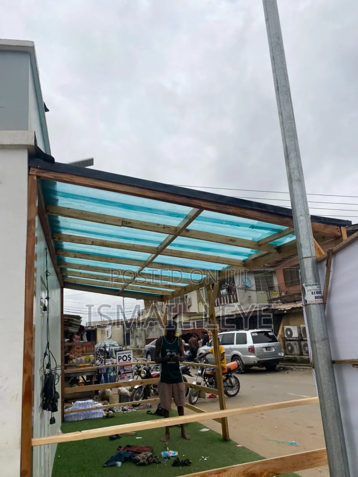Transparent Fibre Sheets for Courtyards