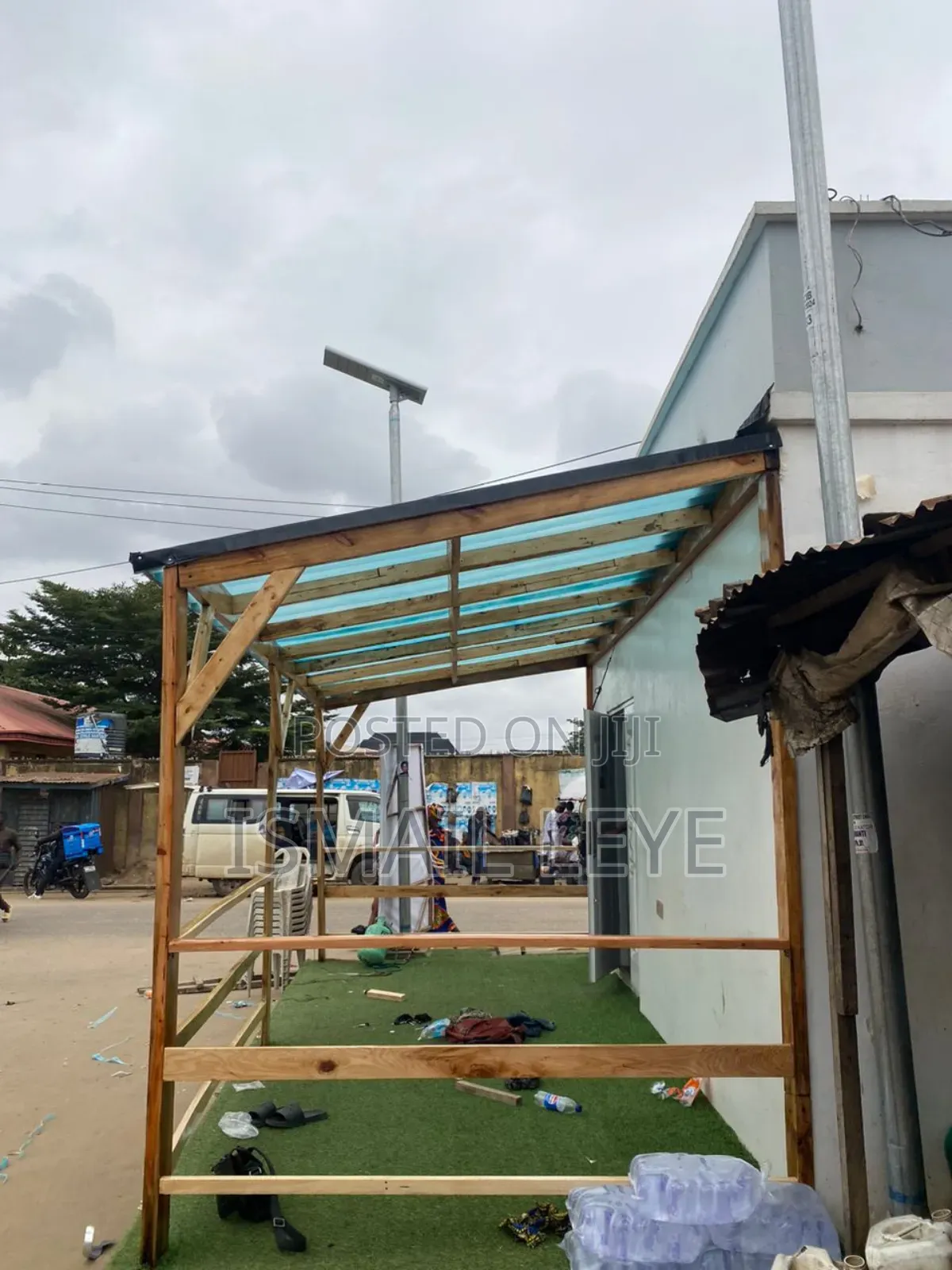 Transparent Fibre Sheets for Courtyards