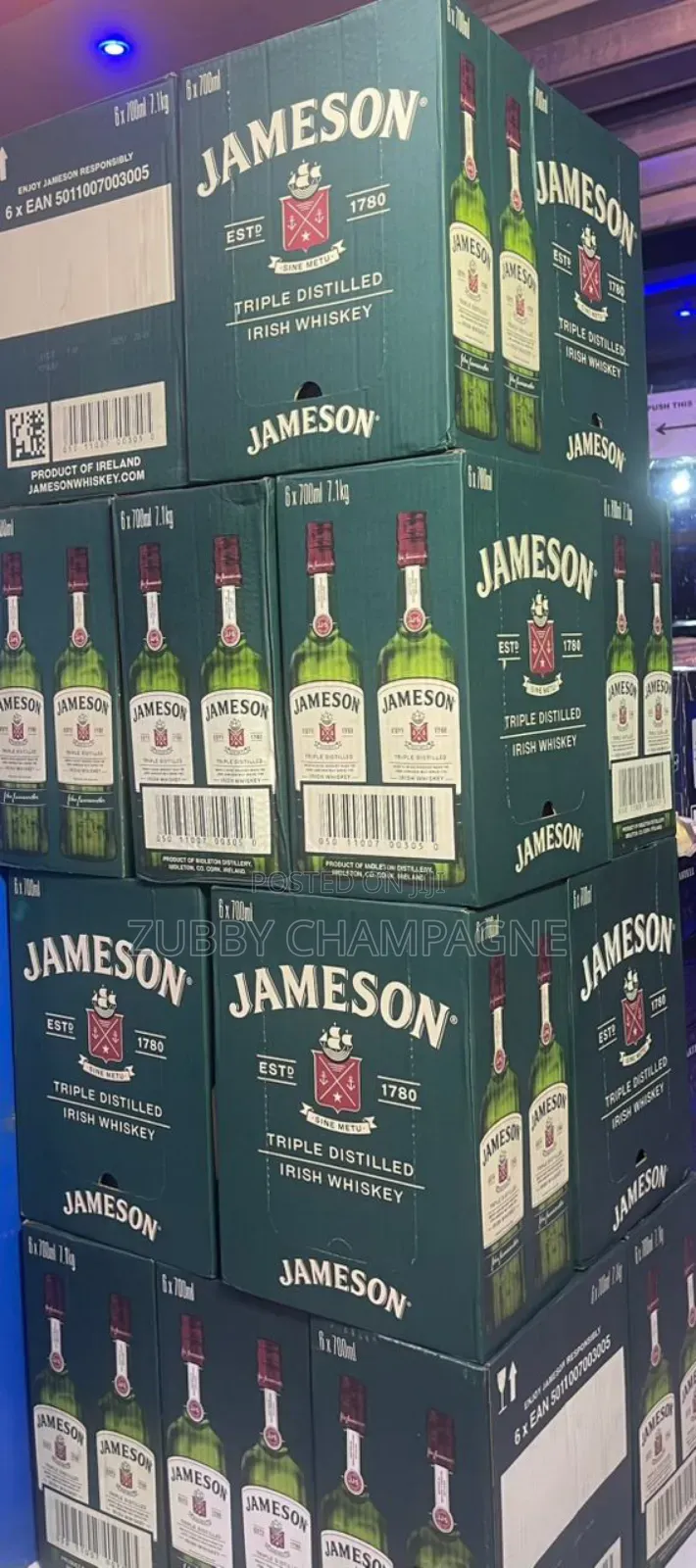 Jameson Green Irish Whiskey