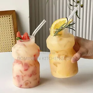 Gourd Shape Borosilicate Glass Juice