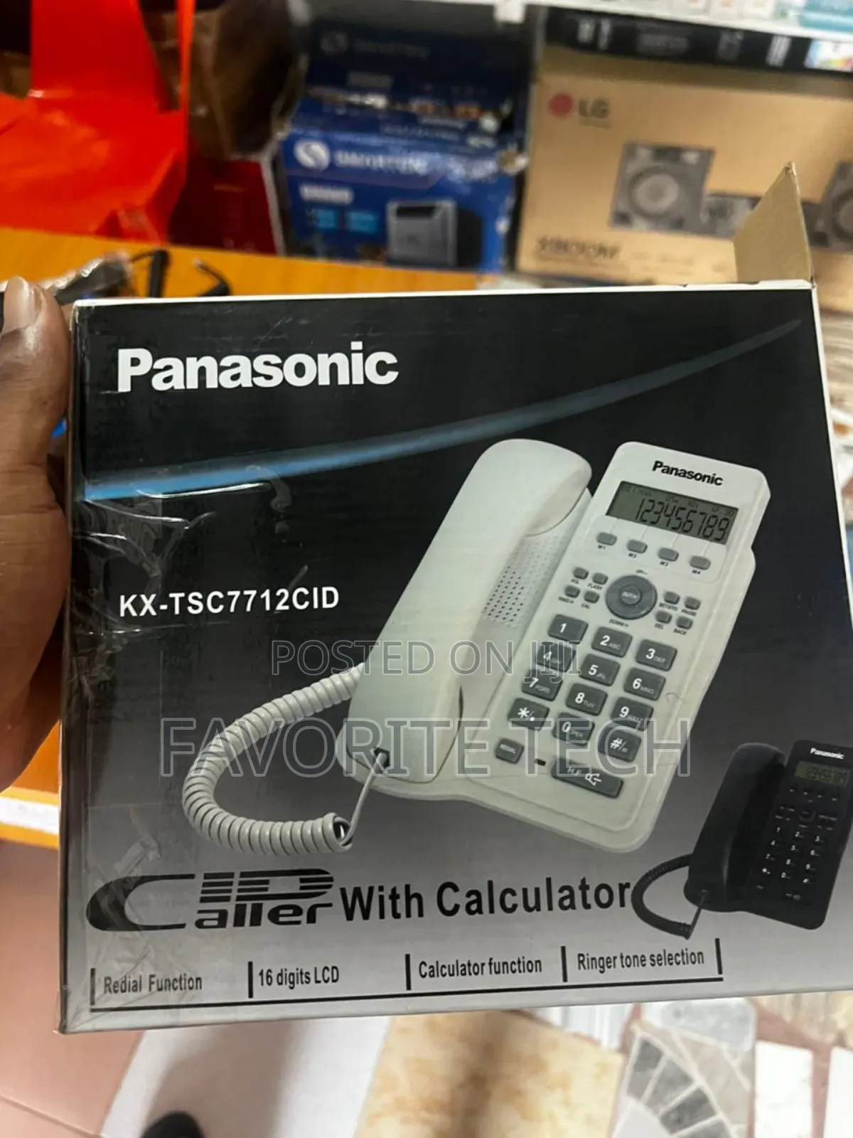 Panasonic Intercom Kx-Tsc8206cid With Caller Id and Calculator
