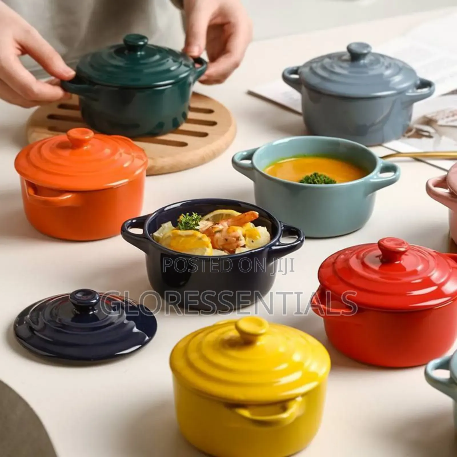 230ml Ceramic Bowl With Lid
