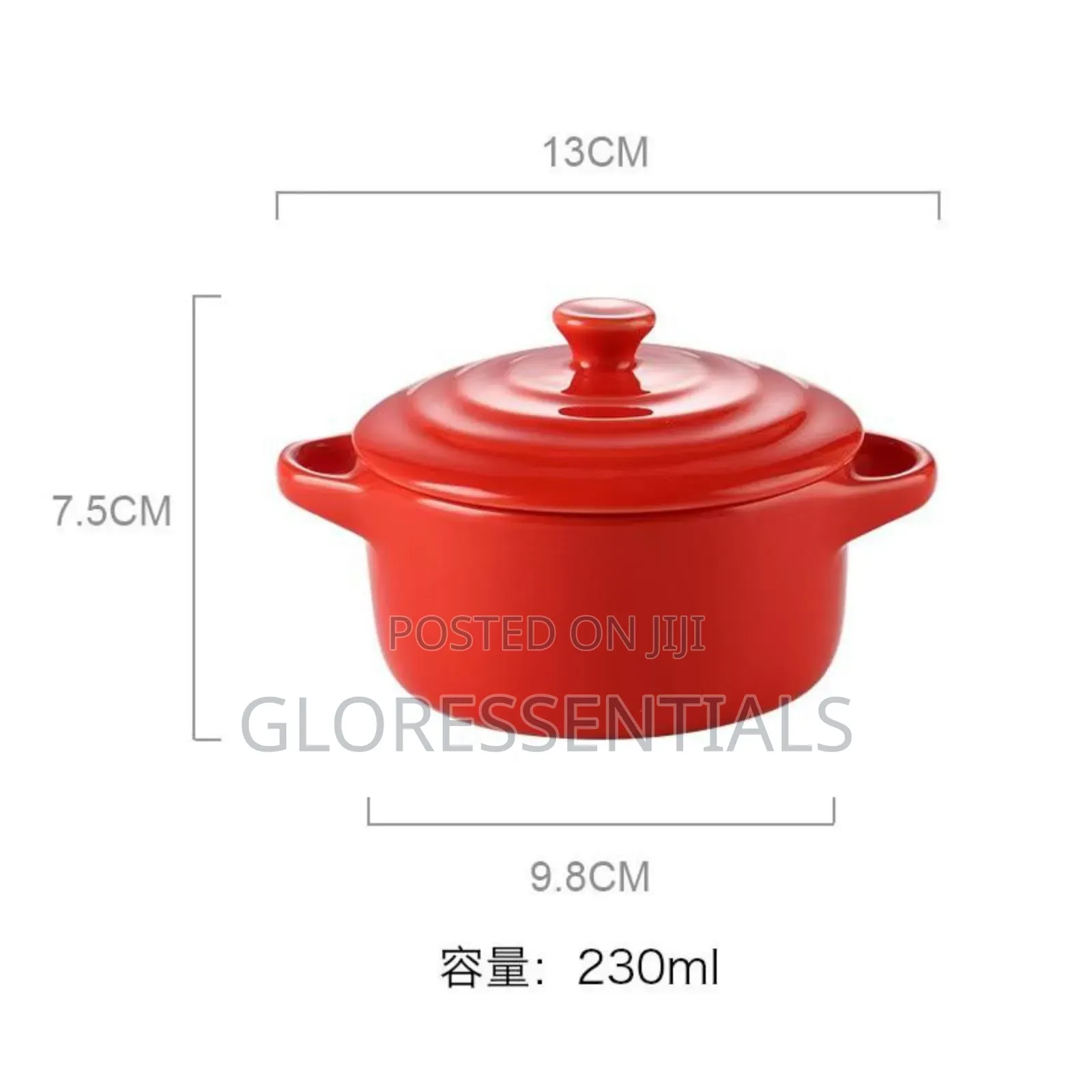230ml Ceramic Bowl With Lid