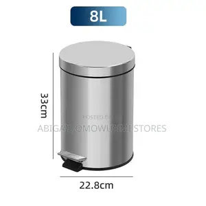 High Quality Stainless Bin 8l