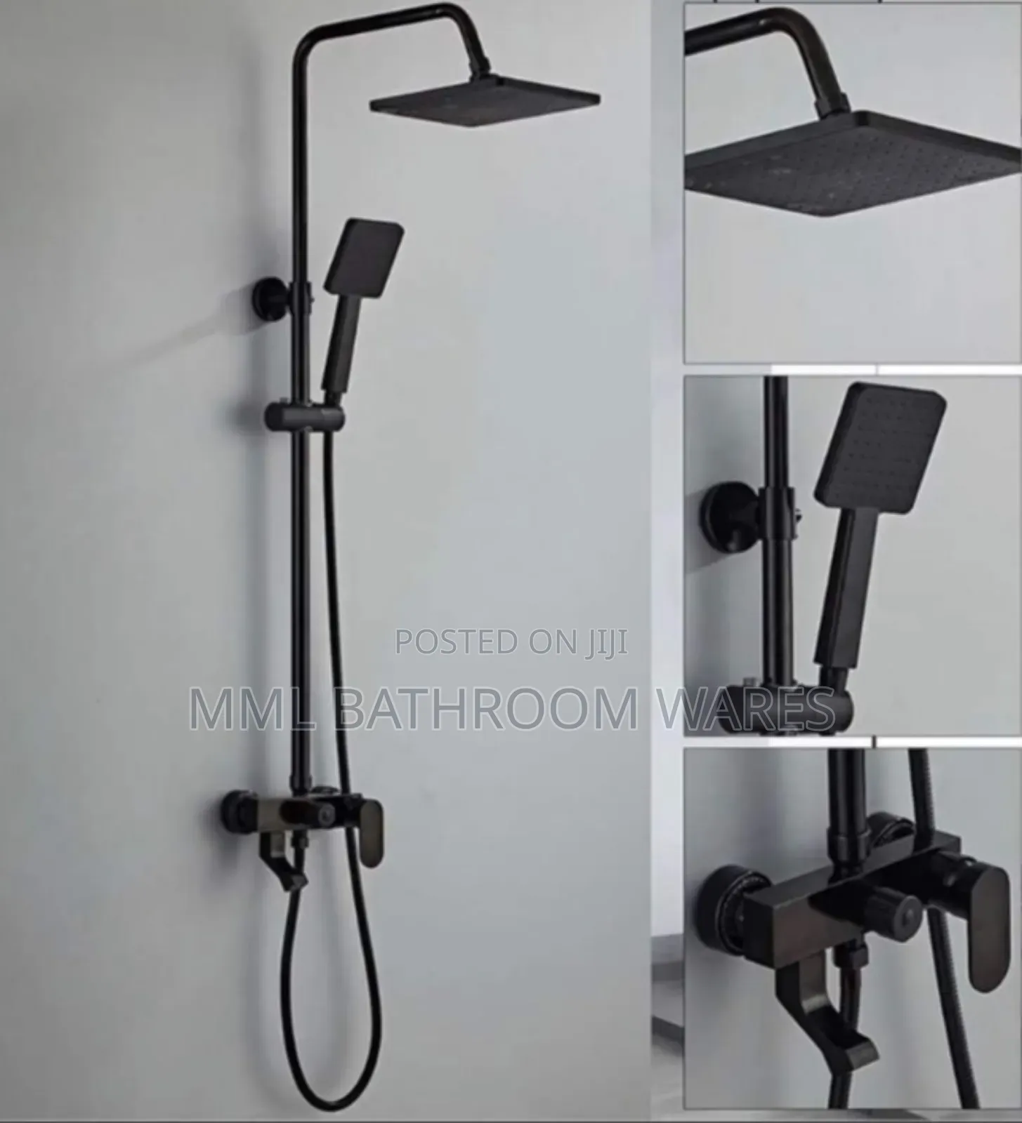 Black Shower Sets