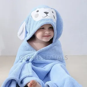 Children Bathrobe 
With Head Cover