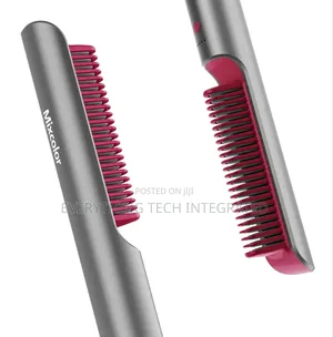 Mixcolor Hair Straightener Brush, Hair Straightening Iron