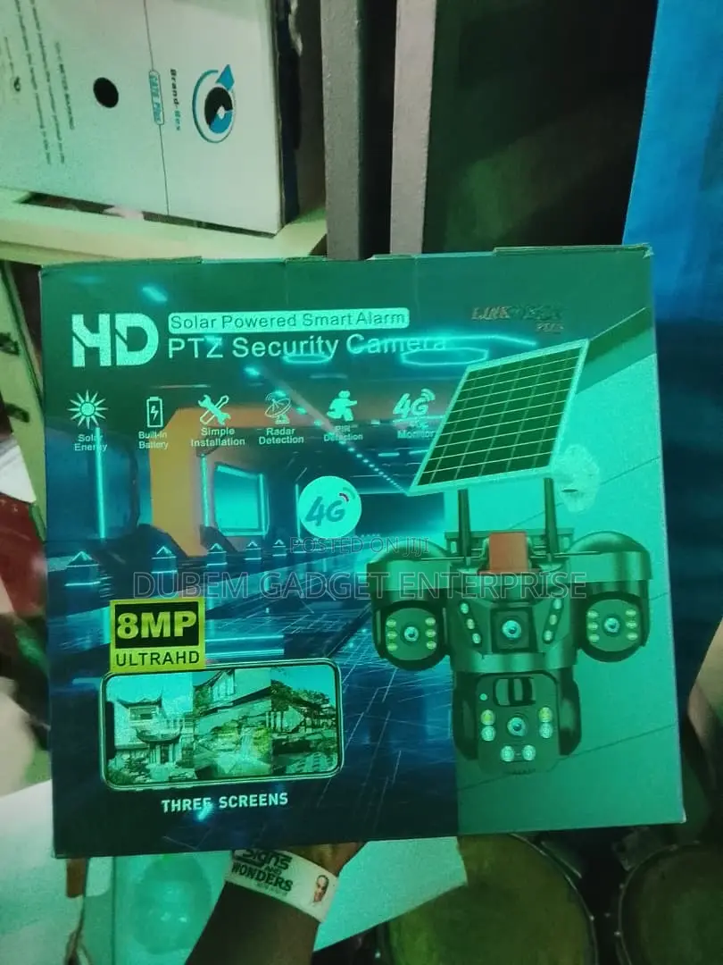 Hd 4g Solar PTZ Camera With Triple Lens