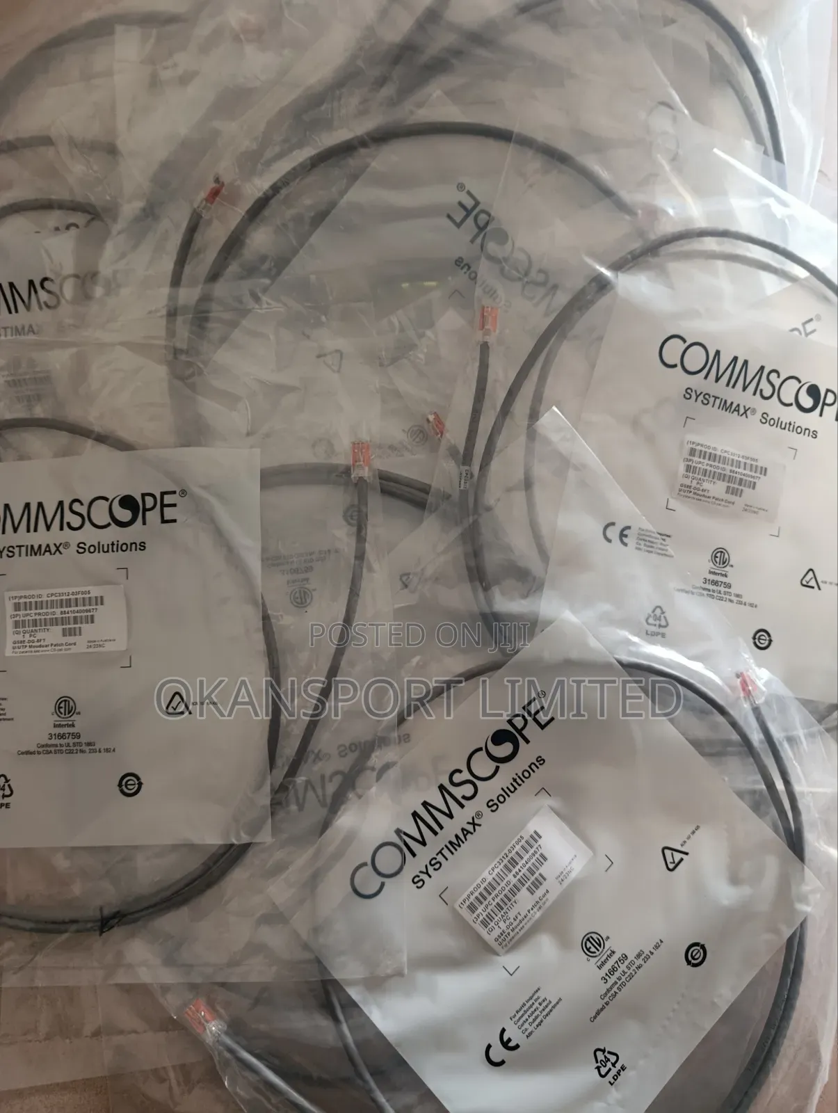 Patch Cord Commscope Systimax Cat6 Ethernet Lan Cable 1m/ 1.5m/ 3meter