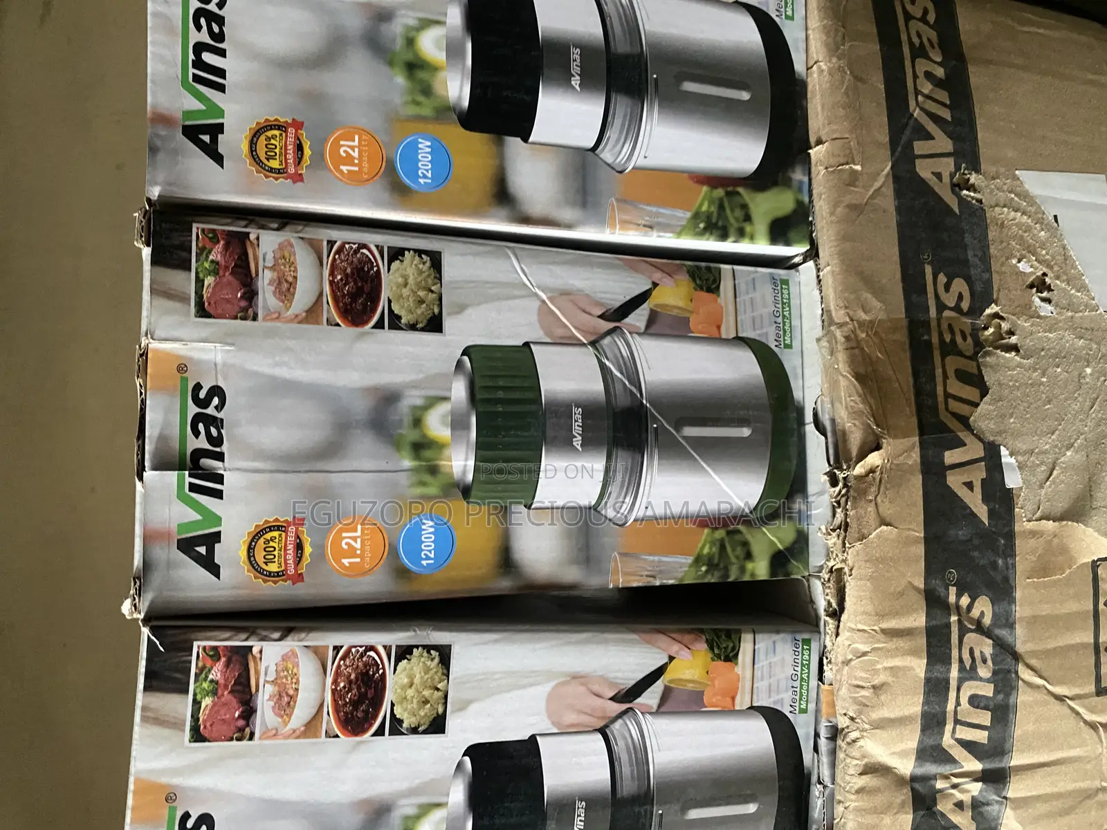 1.2l Avinas Stainless Steel Mini Grinding Machine