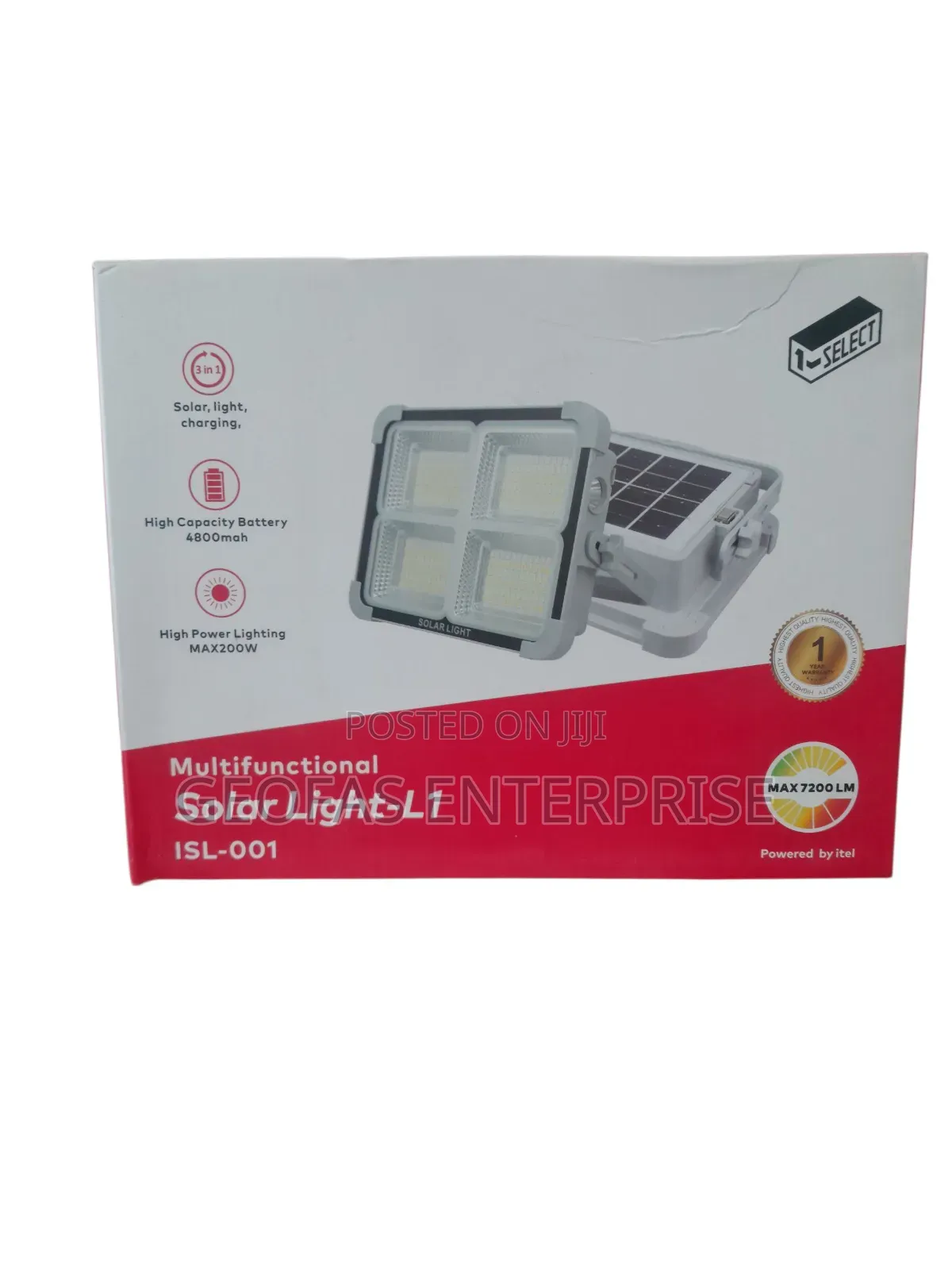 Itel Multi-Functional Solar Light System L1, L2, P1, P2