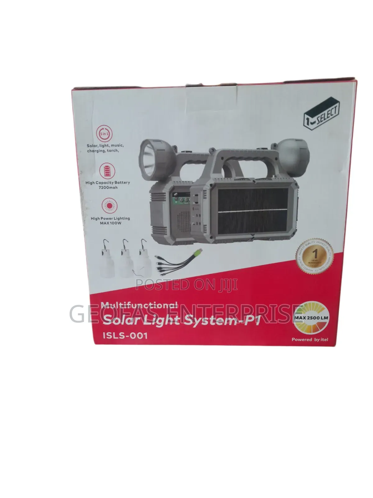 Itel Multi-Functional Solar Light System L1, L2, P1, P2