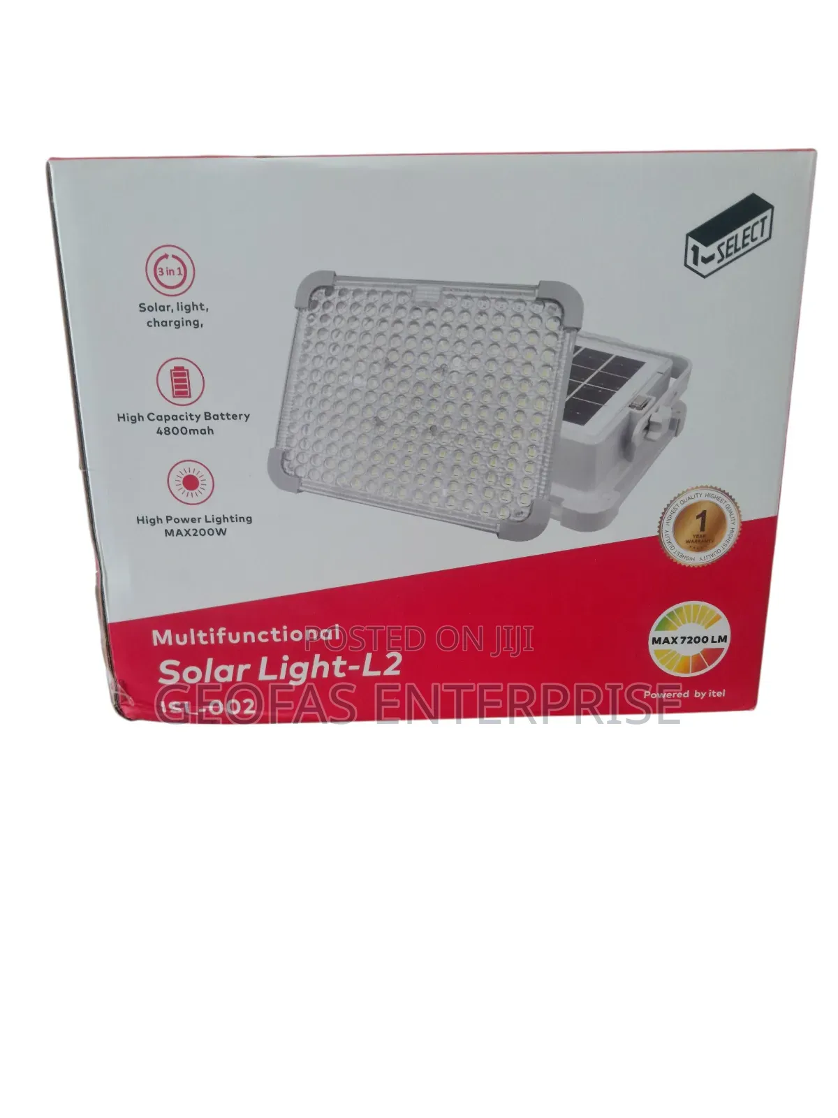 Itel Multi-Functional Solar Light System L1, L2, P1, P2