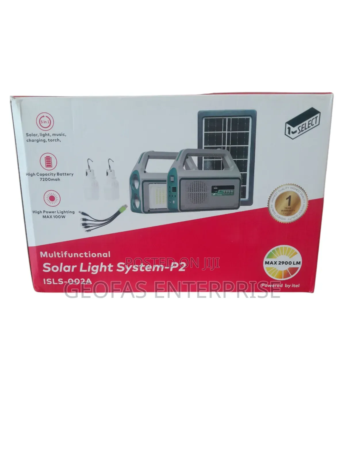 Itel Multi-Functional Solar Light System L1, L2, P1, P2