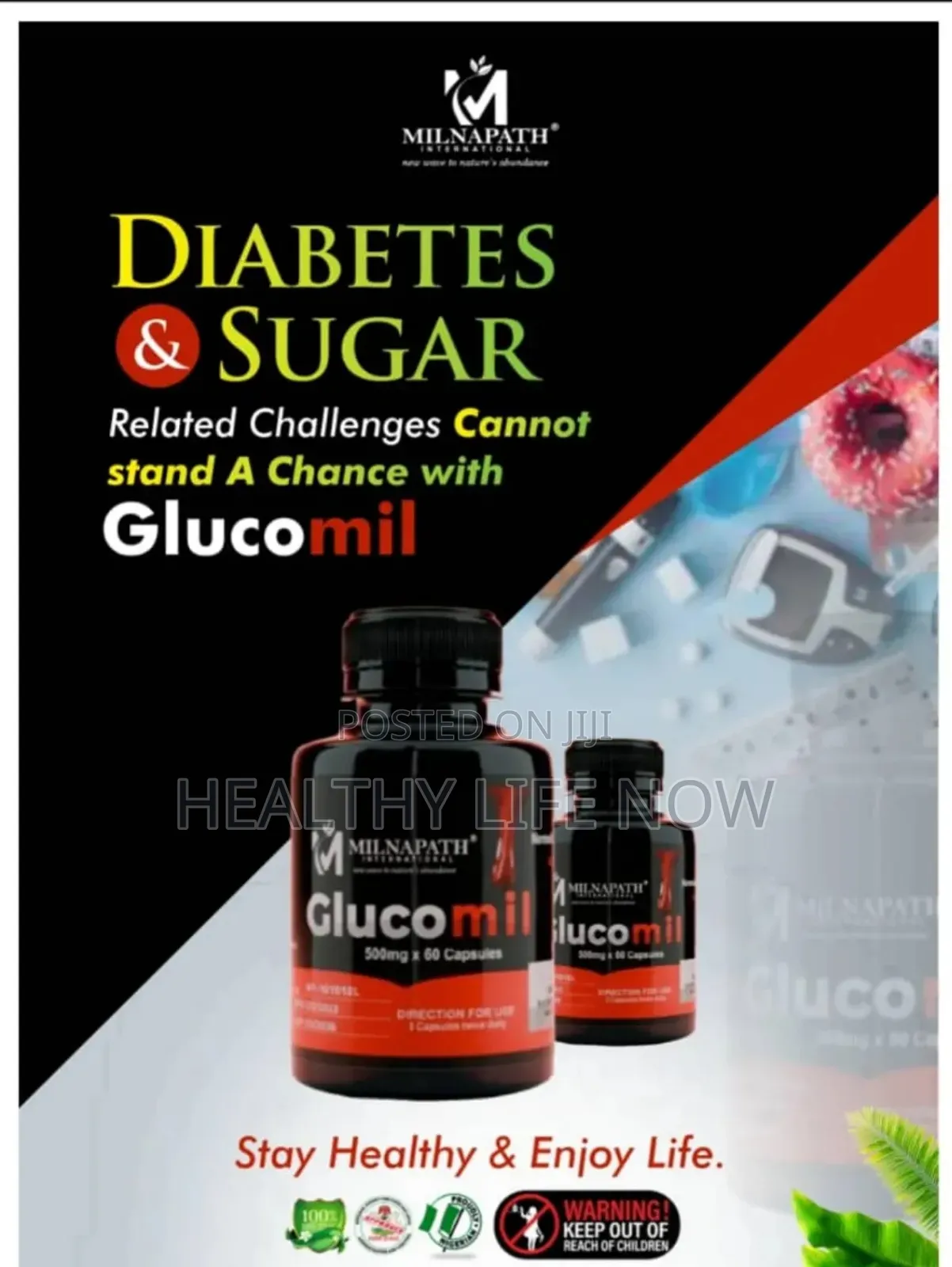 Get Milnapath Glucomil to Normalize High Blood Sugar Level