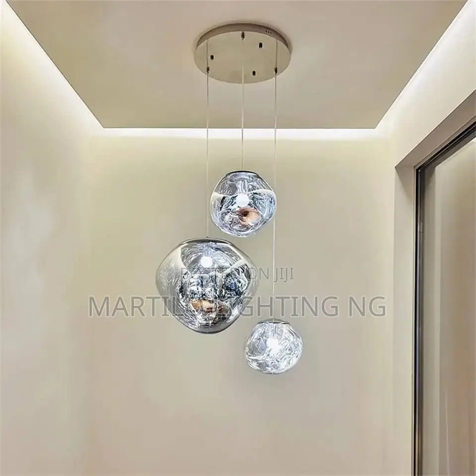 Unique Three Drop Luxury Light