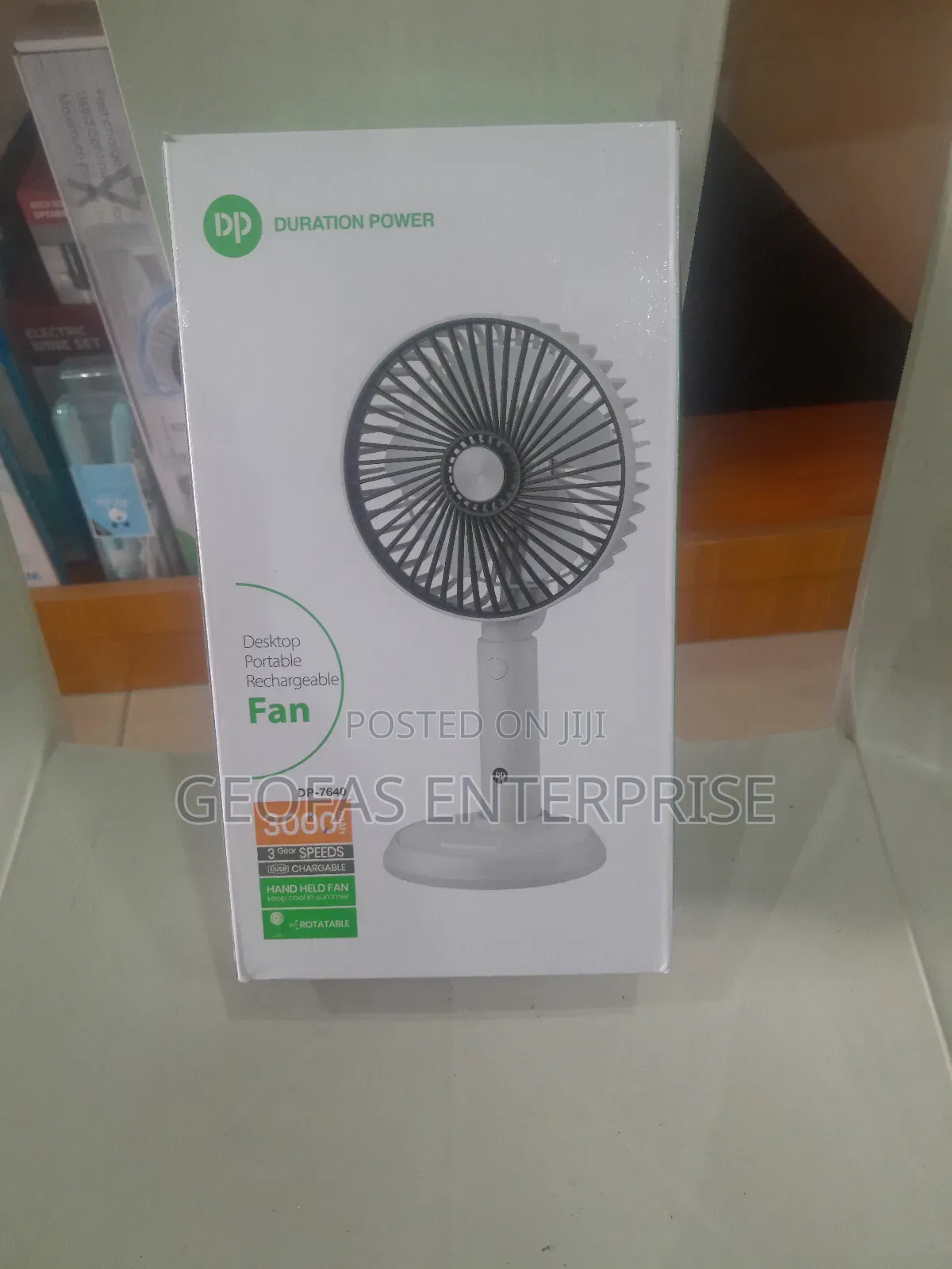 Dp 3 Different High Quality Desktop, Table, Handheld Rechargeable Fan