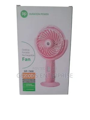 Dp 3 Different High Quality Desktop, Table, Handheld Rechargeable Fan