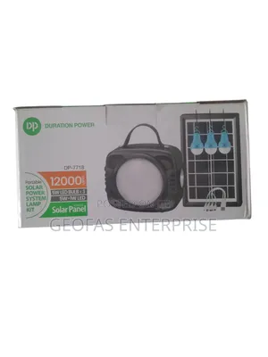 Dp 12000mah Portable Solar Power System Lamp Kit With Solar Panel Bulb