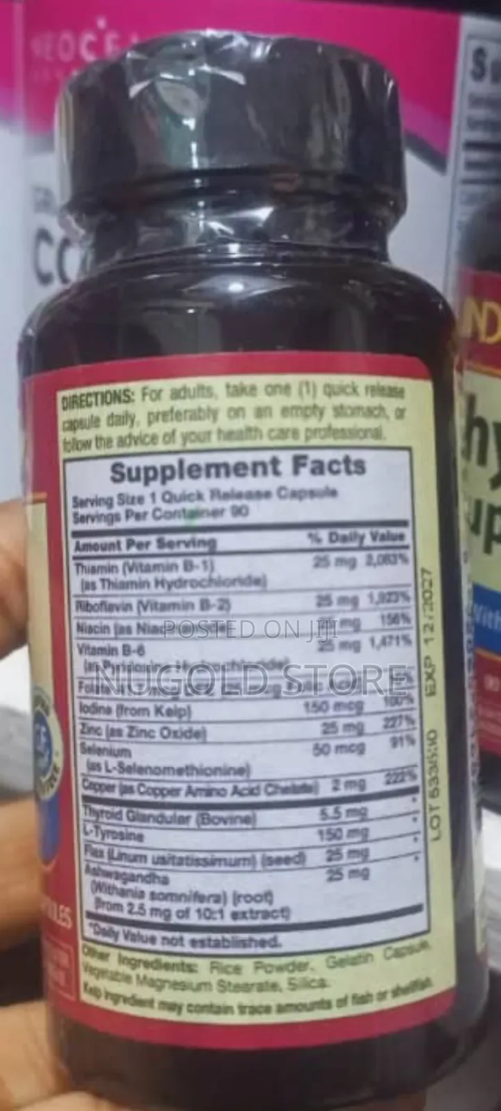 Lindberg Thyroid Support Supplement X 90 Capsules