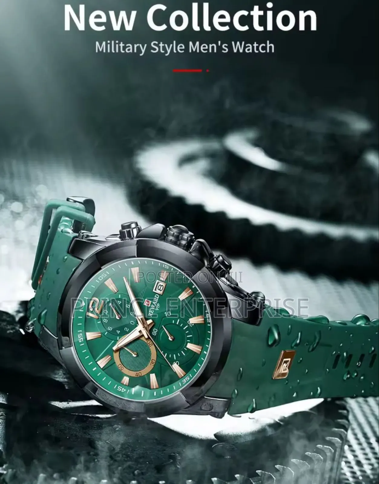 Reward Rubber Strap Steel Head