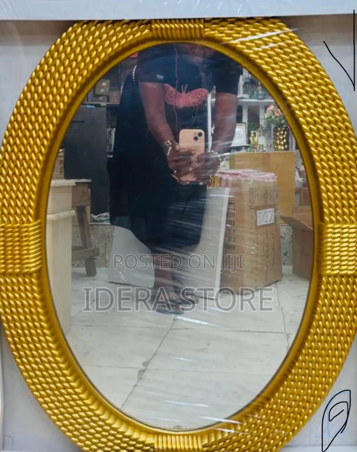 Big Oval Wall Mirror