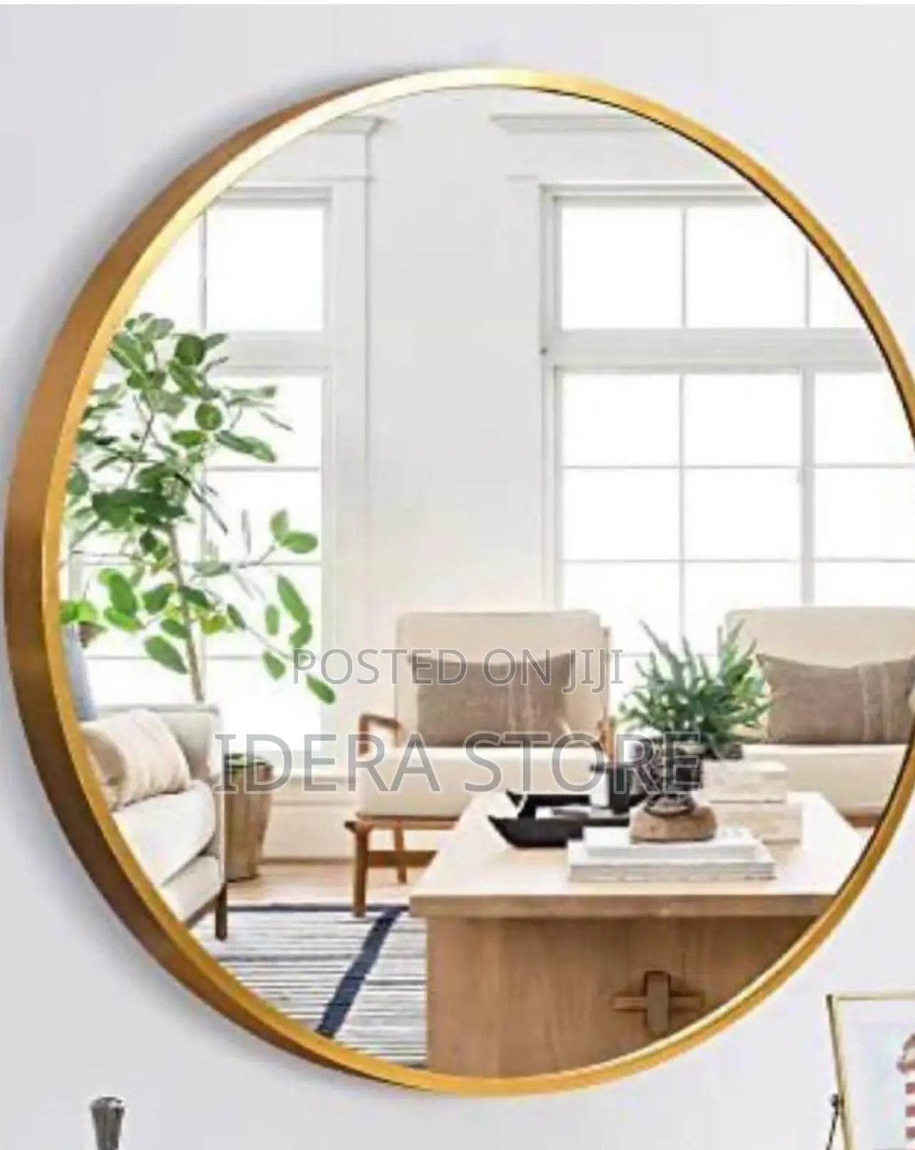 Minimalist Round Wall Mirror