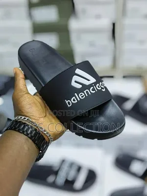 High Quality Balenciaga Unisex Carton Slide Slippers