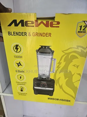 Mewe Blender and Grinder 1000w MWBGM-Hs05bk
