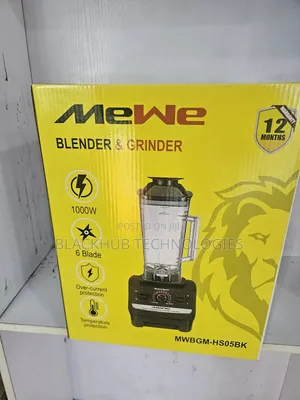 Mewe Blender and Grinder 1000w MWBGM-Hs05bk