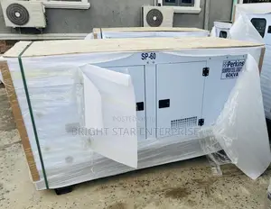 Perkins Soundproof Diesel Generator  %Cooper 60kva D