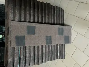 Coffee Shingle With Patch Stone Roofing Sheet