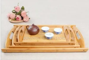 3in1 Bamboo Tray Set
