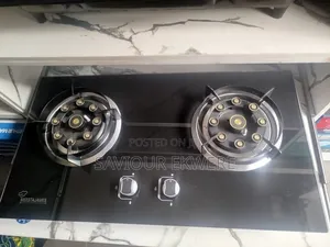 2 Burner New Design Glass in-Built Table Top Gas Cooker