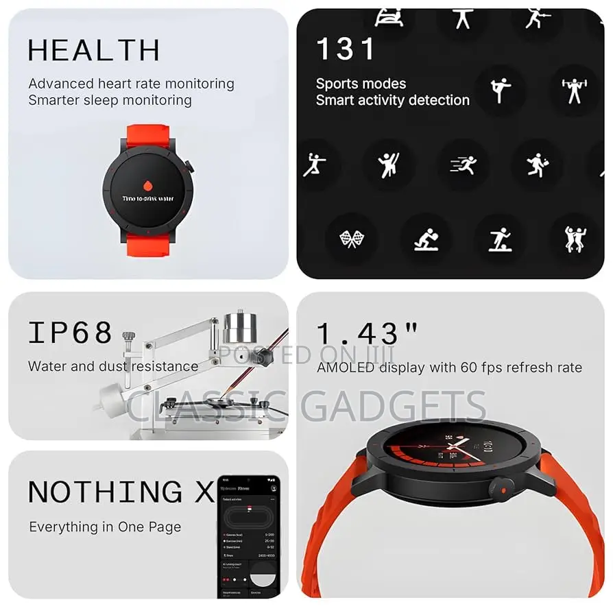 CMF by Nothing Watch 3 Pro Smartwatch, Bluetooth Call Ai Smart Watch