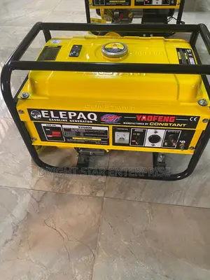 Elepaq Generator %Cooper 3.5kva With Oil and Warranty