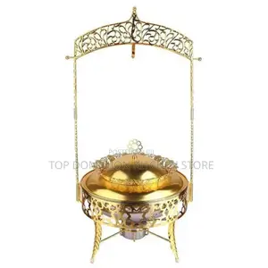 Quality 8liter Luxury Gold Chaffing Dish