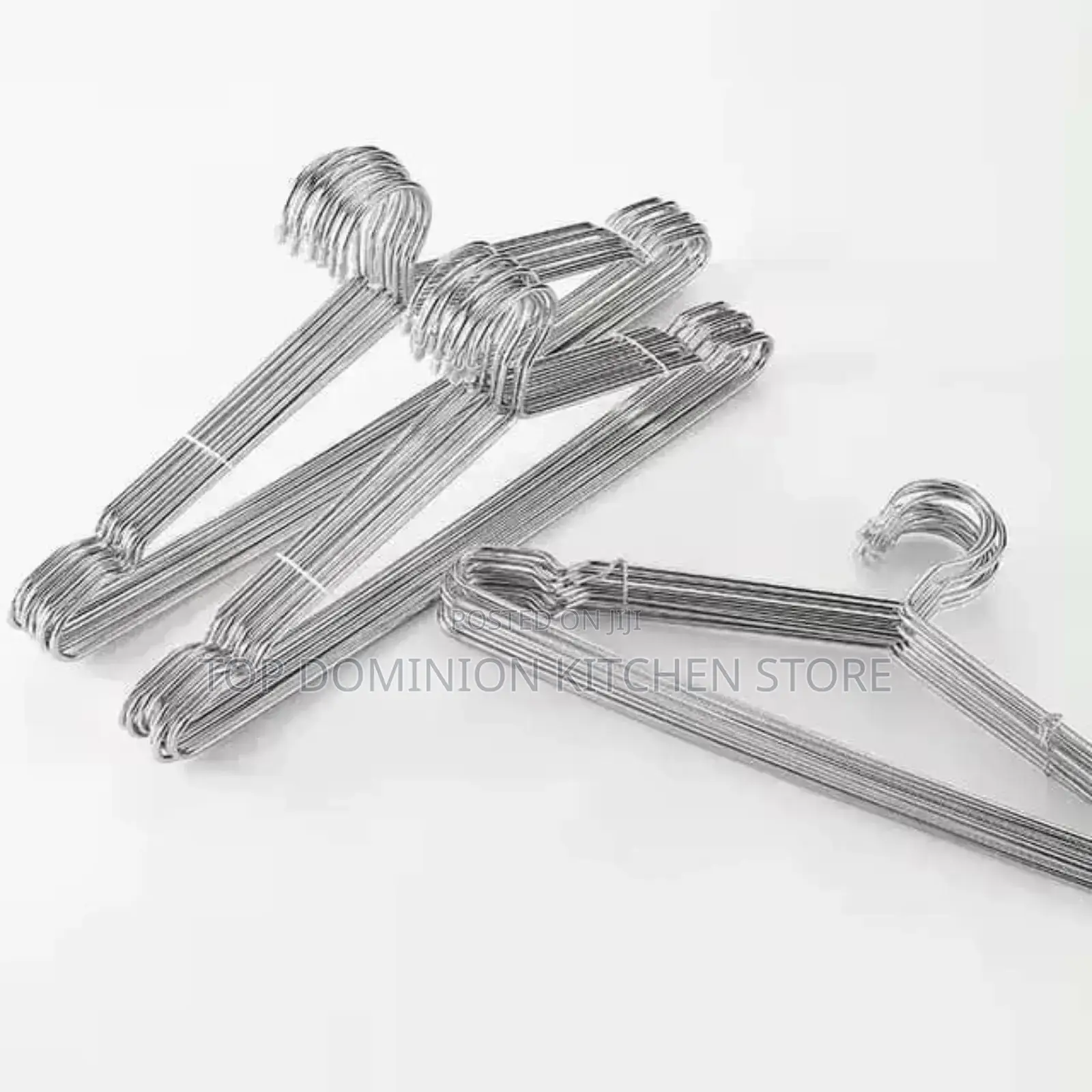 Silver 10pcs Aluminum Alloy Silver Luxury Clothes Hanger