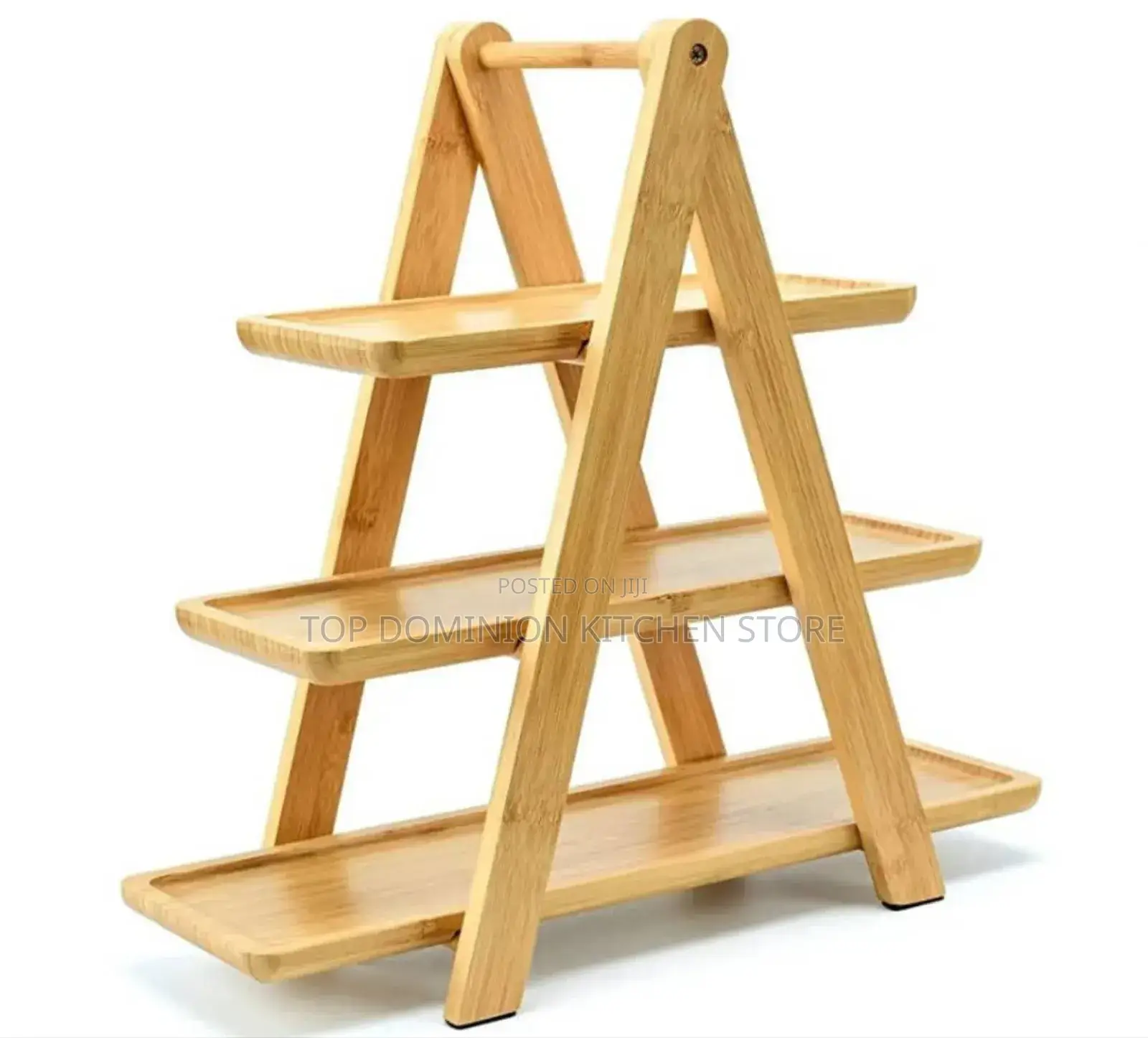 Multifunctional 3 Tier Wooden Buffet Platter