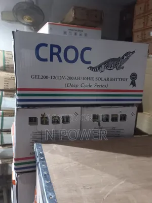Croc Solar 200ah/12v Gel Battery