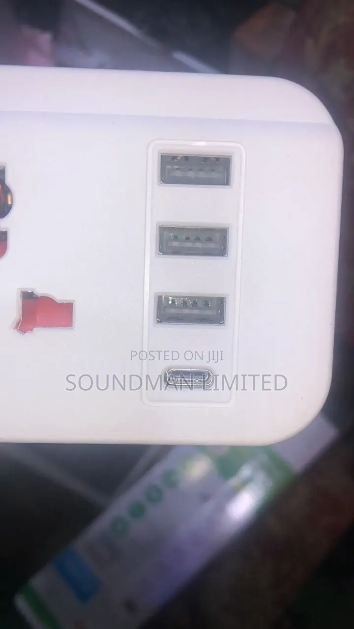 Original Apc 5 Way Extension Socket With Usb Type C Ports
