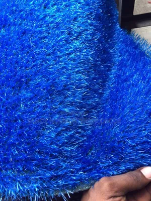 Artificial Grass Carpet Rug Blue Colour Available