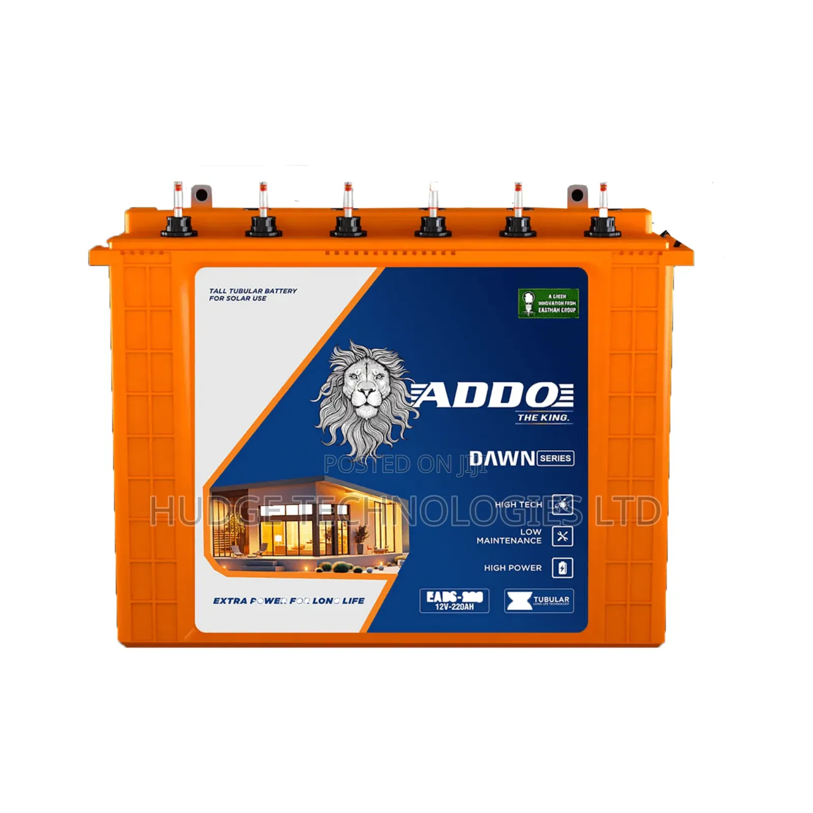 220a Addo Down Series Tubular Battery