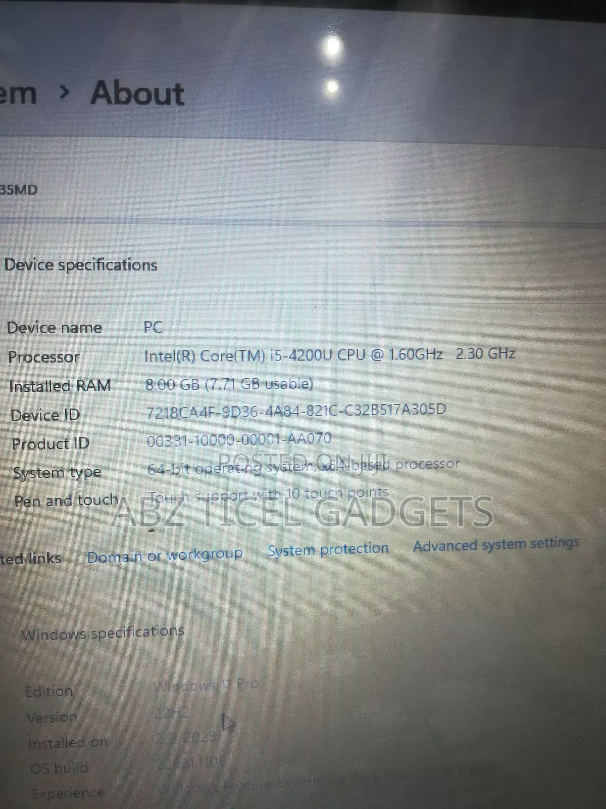 Laptop Lenovo ThinkPad T440s 8GB Intel Core i5 SSD 256GB