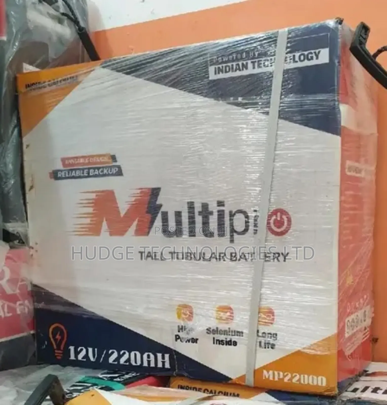 Multipro Tubular Battery 220ah