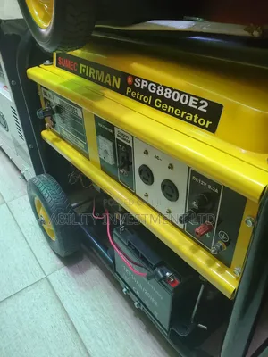 7.5kva Firman Petrol Generator Coper Coil 1 Years Warranty