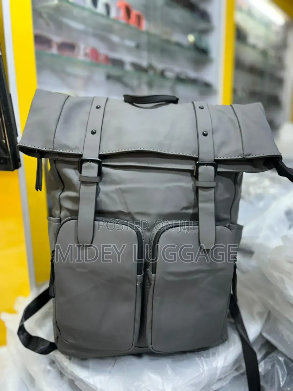 Leather Men's Backpack