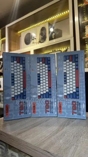 T-wolf T60 63 Keys Office Computer Gaming Wired Mechanical Keyboard