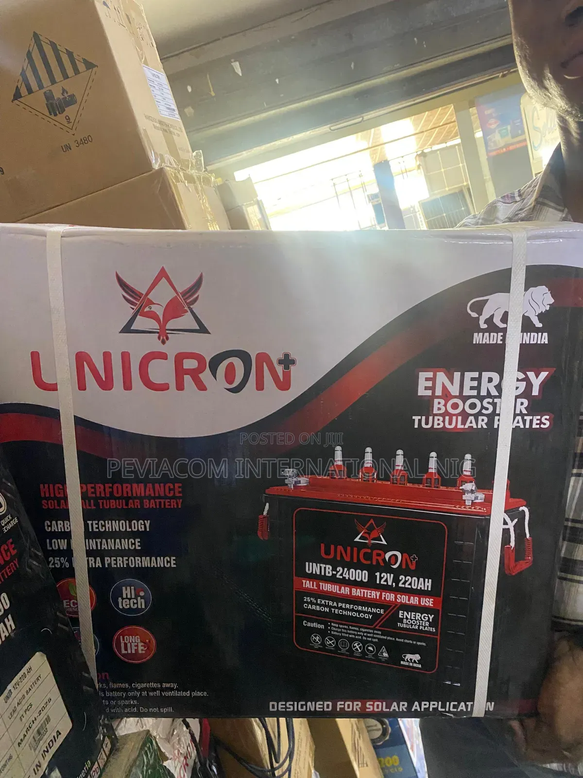 Unicron 220ah Tubular Battery